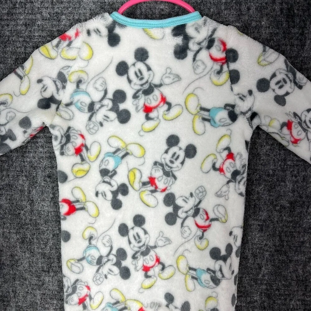 Disney‎ Baby Jumper 6/9 months Mickey Mouse Fleece Zip Outfit